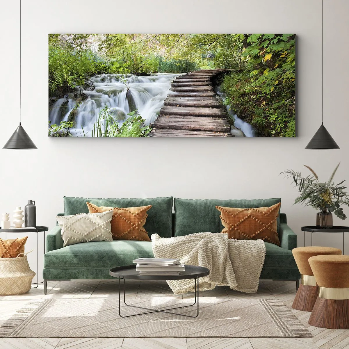 Obraz na płótnie - Wcale nie cicha woda - 100x40 cm