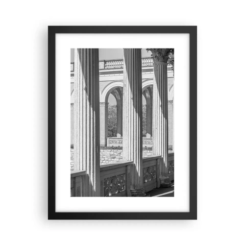 Plakat w czarnej ramie - Słoneczna arkada - 30x40 cm