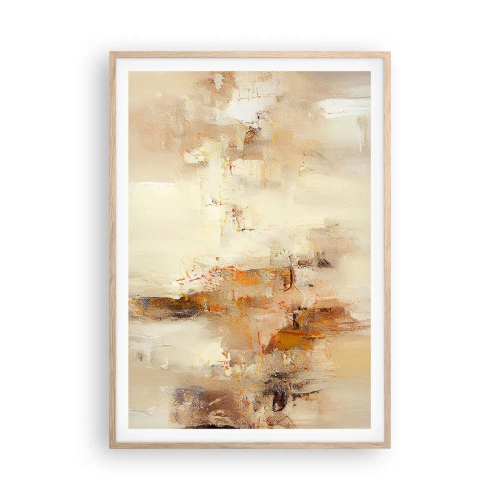 Plakat w ramie jasny dąb - Dusza bursztynu - 70x100 cm