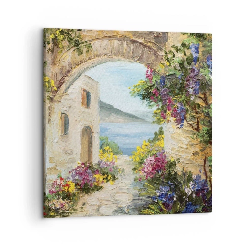 Obraz na płótnie - Urok nadmorskiej prowincji - 50x50 cm