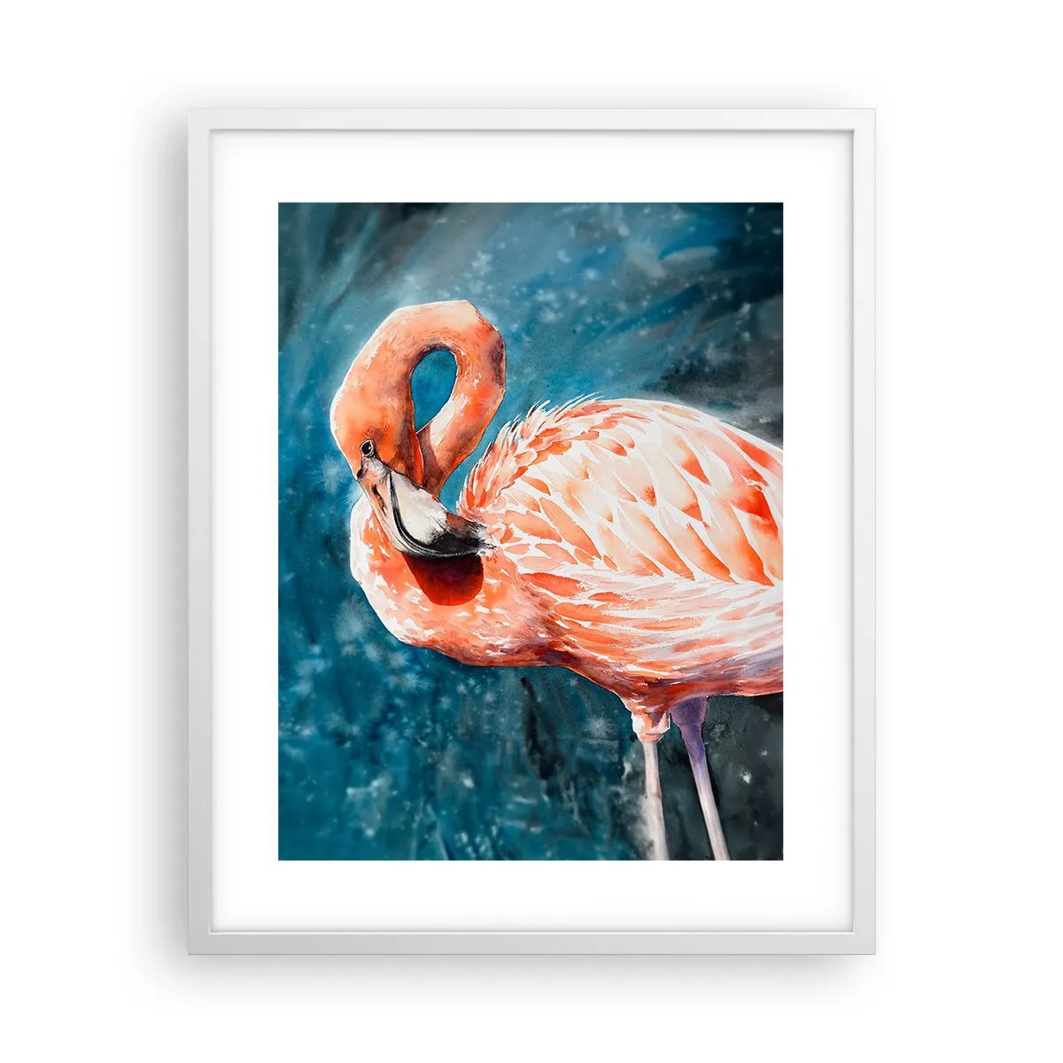 Plakat w białej ramie - Dekoracyjny z natury - 40x50 cm