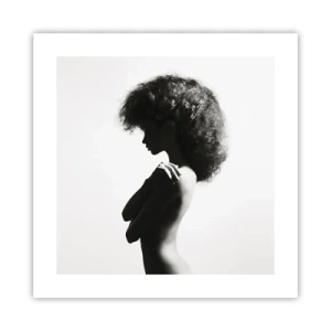 Plakat - Jak kwiat na smukłej łodydze - 40x40 cm