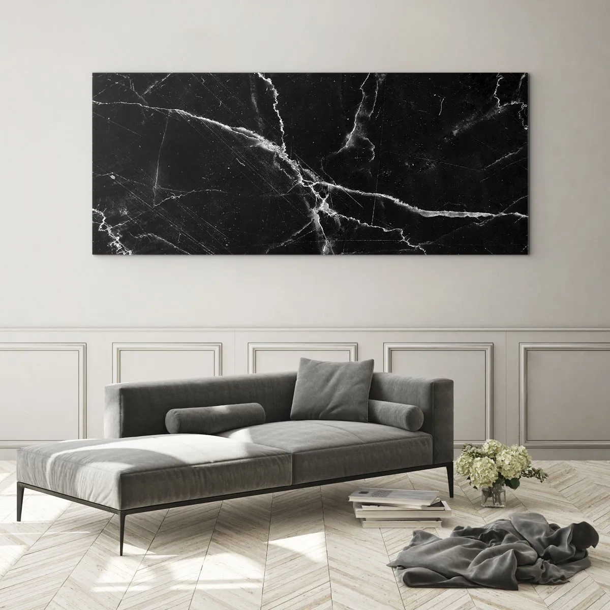 Obraz na szkle - Sekretne życie kamienia - 100x40 cm