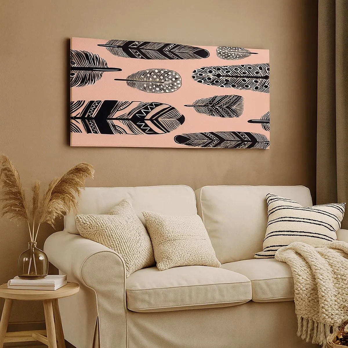 Obraz na płótnie - Indiańska kolekcja - 100x40 cm