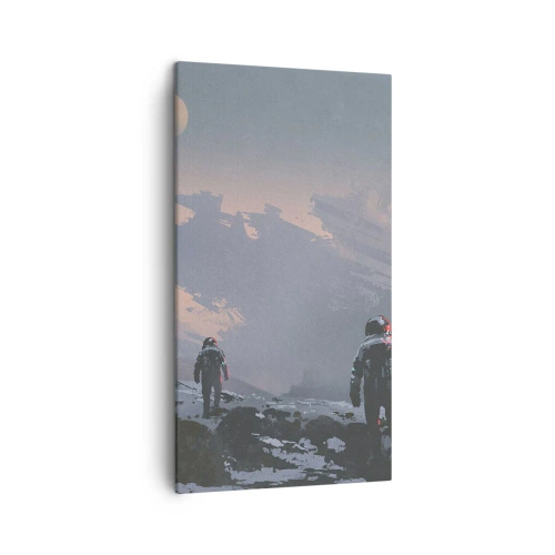 Obraz na płótnie - Pod nieznaną gwiazdą - 45x80 cm