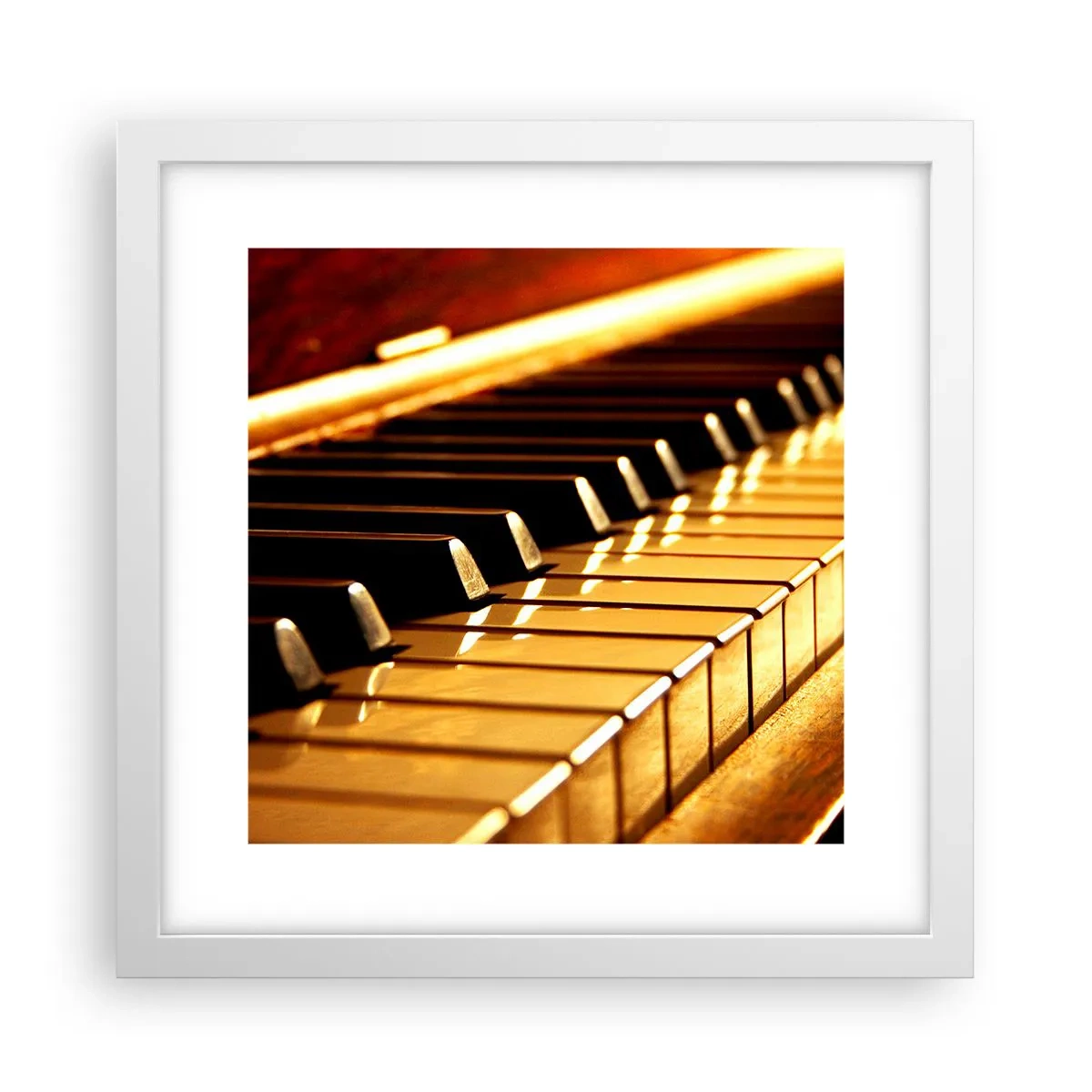 Plakat w białej ramie - Nieograniczone możliwości - 30x30 cm
