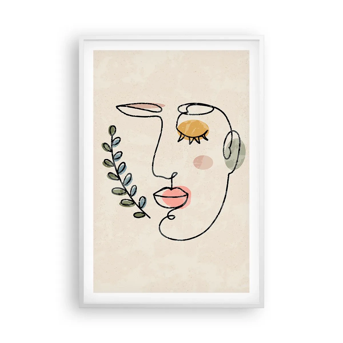 Plakat w białej ramie - Spokój odnaleziony - 61x91 cm