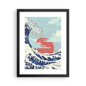Plakat w czarnej ramie - Z japońskich inspiracji - 30x40 cm