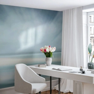 Fototapeta Premium Canvas - Spokój aż po horyzont - Jasny, Sztuka, Niebo - 450x315 cm