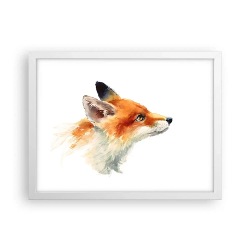 Plakat w białej ramie - Ostrożności nigdy za wiele - 40x30 cm