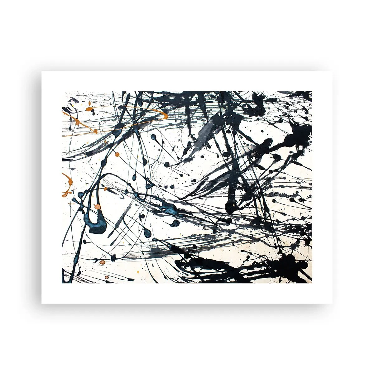 Plakat - Abstrakcja ekspresjonistyczna - 50x40 cm