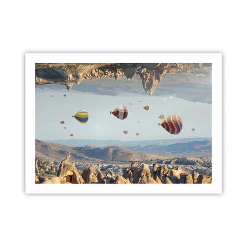 Plakat - Tu wszystko jest możliwe - 70x50 cm