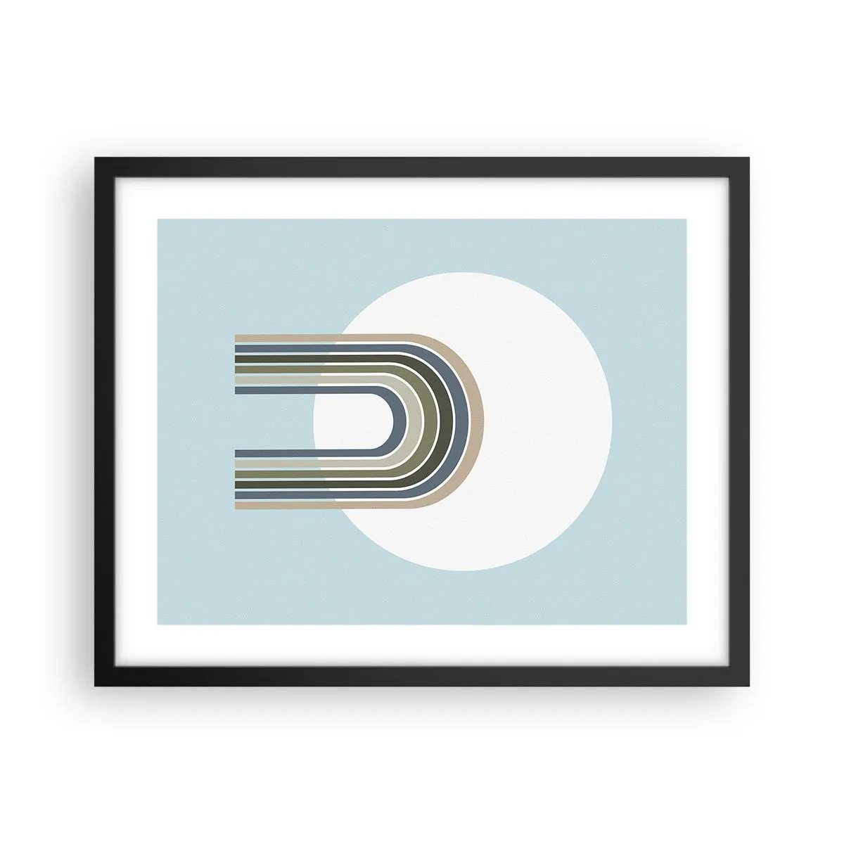 Plakat w czarnej ramie - Nieodparte przyciąganie - 50x40 cm