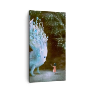 Obraz na płótnie - Fantastyczne spotkanie - 45x80 cm