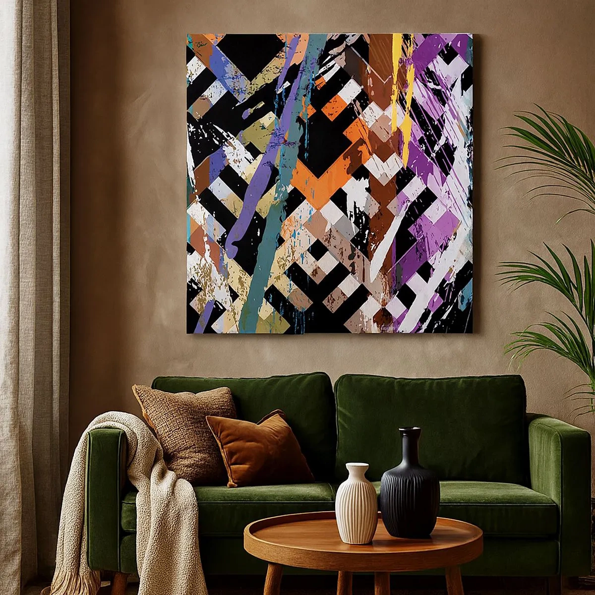 Obraz na płótnie - Podniesione do kwadratu - 30x30 cm