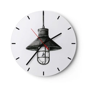 Zegar ścienny - Jak przed laty… - 40x40 cm
