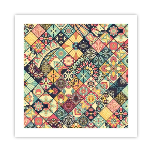 Plakat - Marokańskie klimaty - 50x50 cm