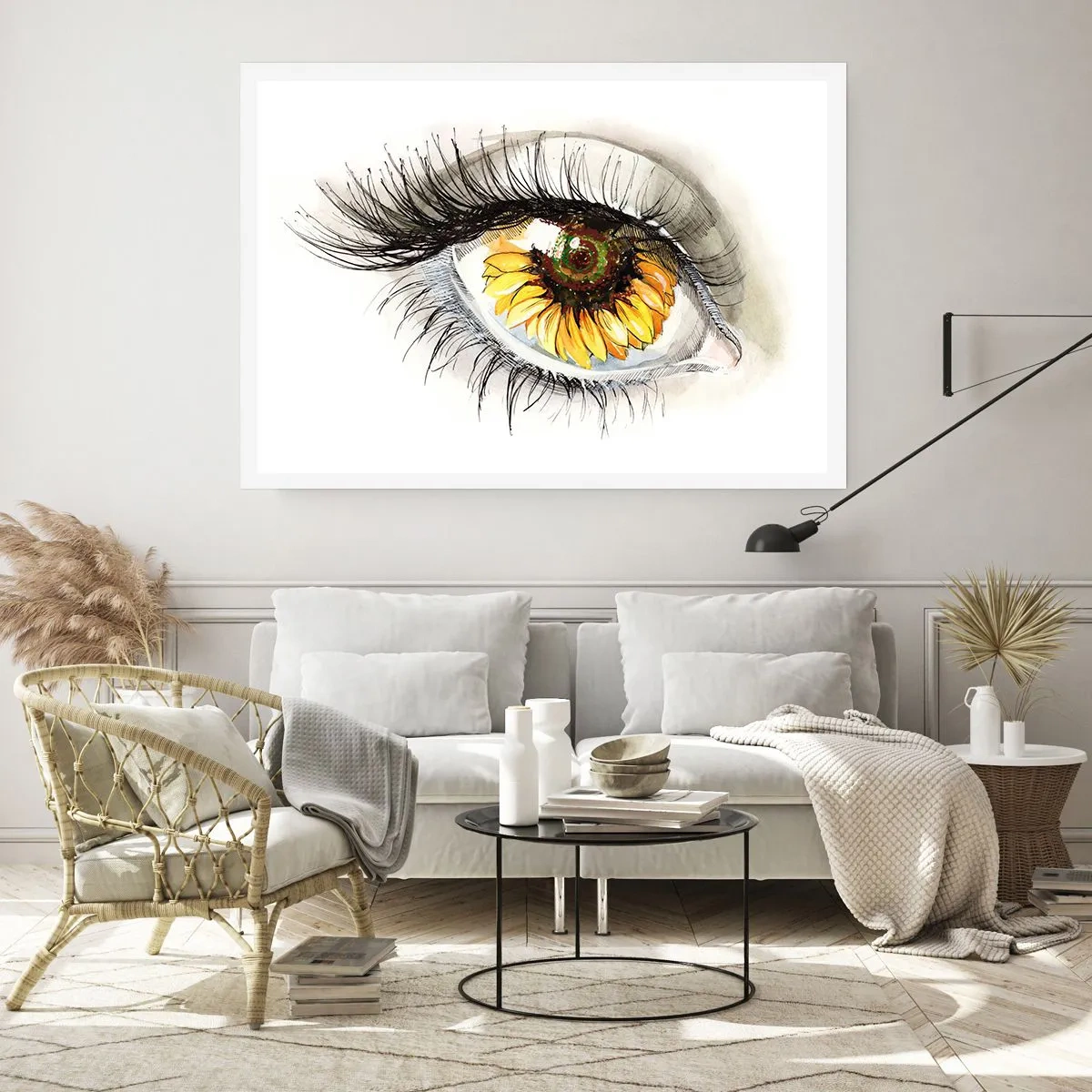 Plakat - Spojrzenie gorące jak lato - 91x61 cm