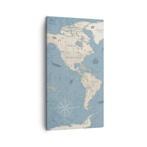 Obraz na płótnie - Świat w zasięgu ręki - 45x80 cm