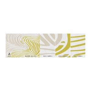 Fototapeta Próbka Samoprzylepna Deluxe Sticker - Kompozycja z łagodnym ugięciem - Minimalizm, Sztuka, Jasny - 100x30 cm