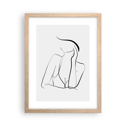 Plakat w ramie jasny dąb - Na fali marzeń - 30x40 cm