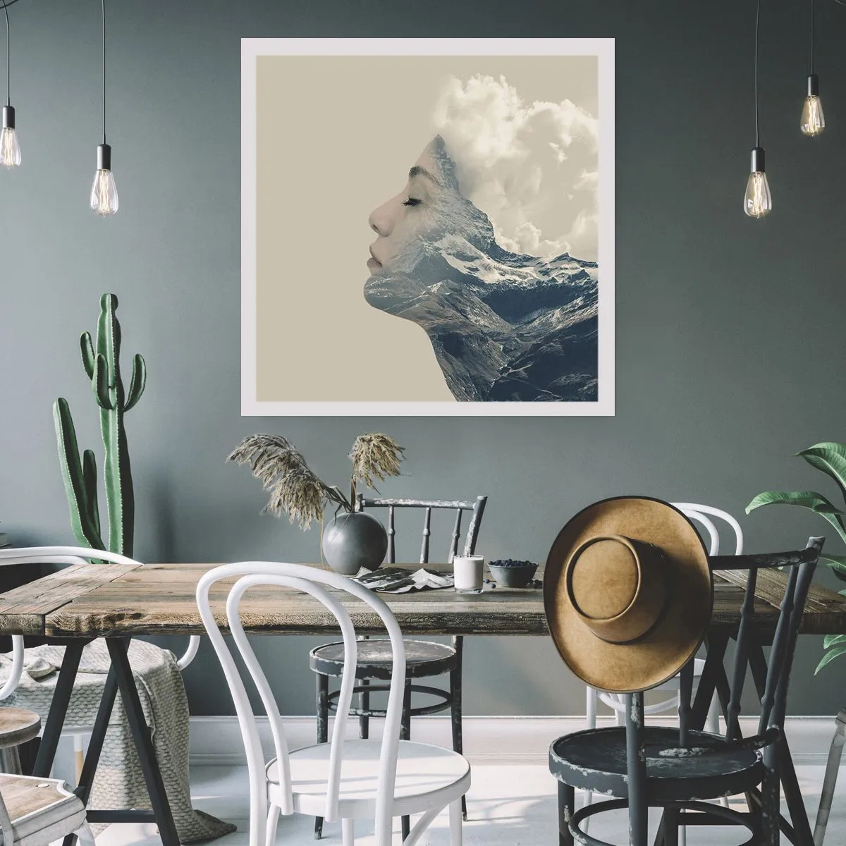 Plakat - Uroda żywiołów - 30x30 cm