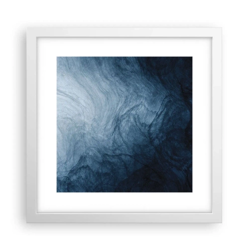 Plakat w białej ramie - W głąb sięgnąć - 30x30 cm