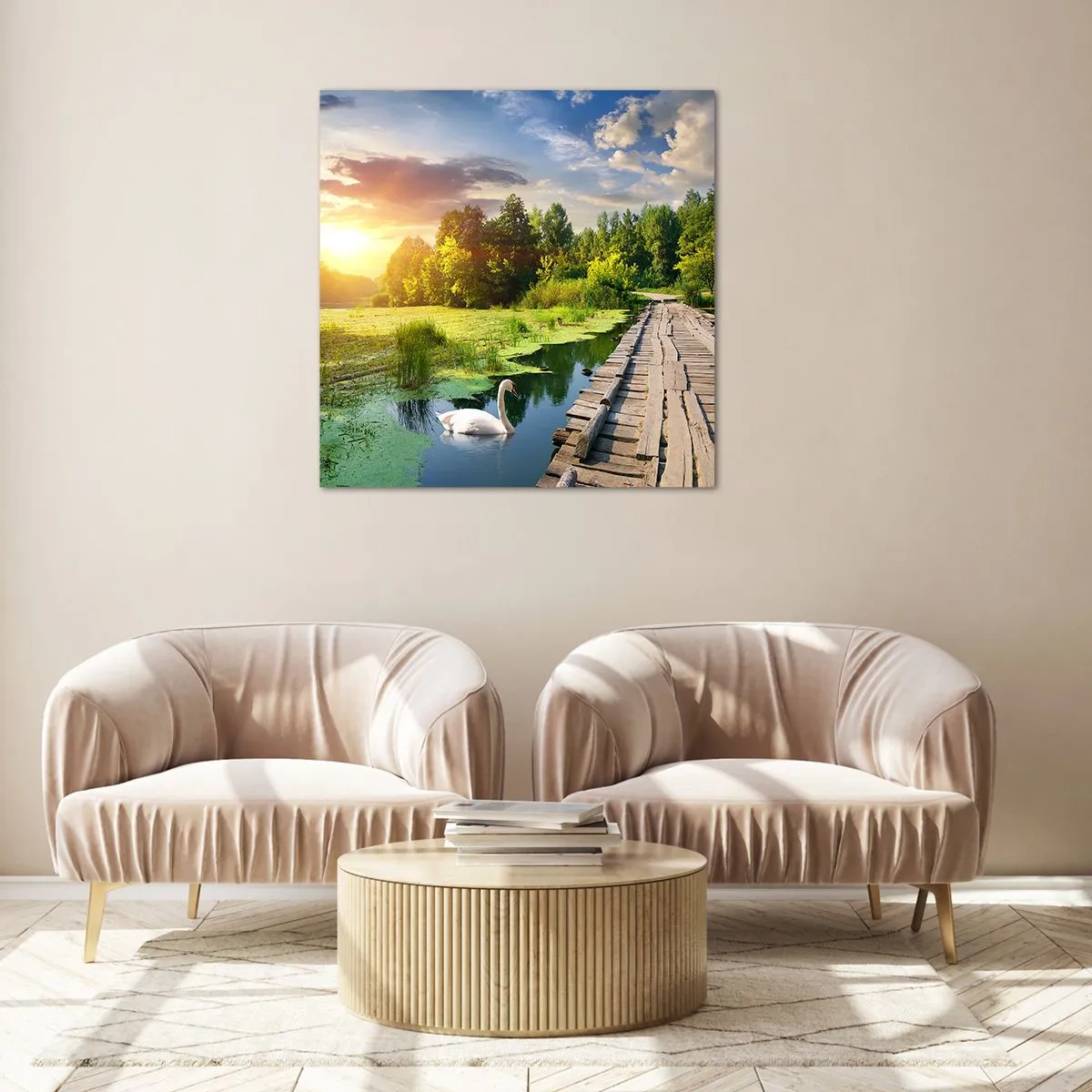 Obraz na szkle - Lato, lato wszędzie - 50x50 cm