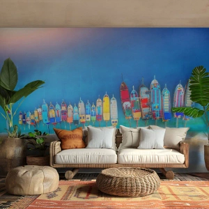 Fototapeta Premium Canvas - Z lotu ptaka - Krajobraz, Plaża, Morze - 300x210 cm