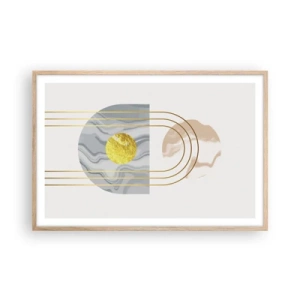 Plakat w ramie jasny dąb - Jasność i blask - 91x61 cm