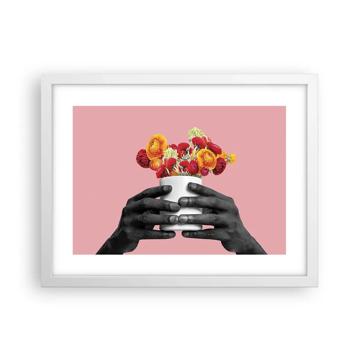 Plakat w białej ramie - Apoteoza życia - 40x30 cm