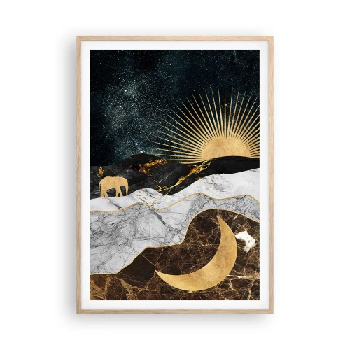 Plakat w ramie jasny dąb - Odwieczne prawa - 70x100 cm
