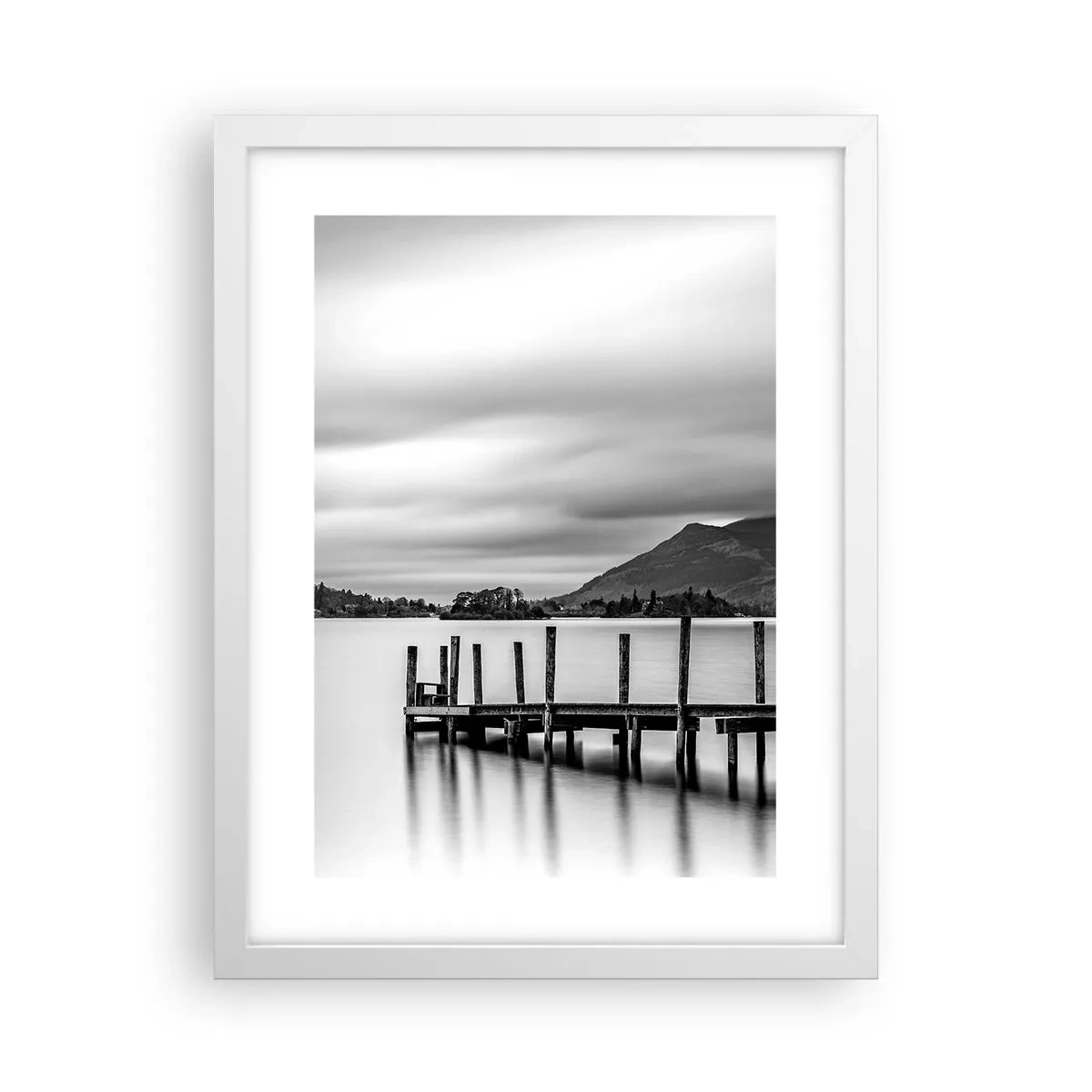 Plakat w białej ramie - Łagodność i siła - 30x40 cm