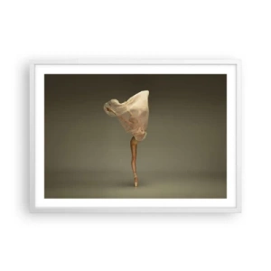 Plakat w białej ramie - Zaraz wzleci - 70x50 cm