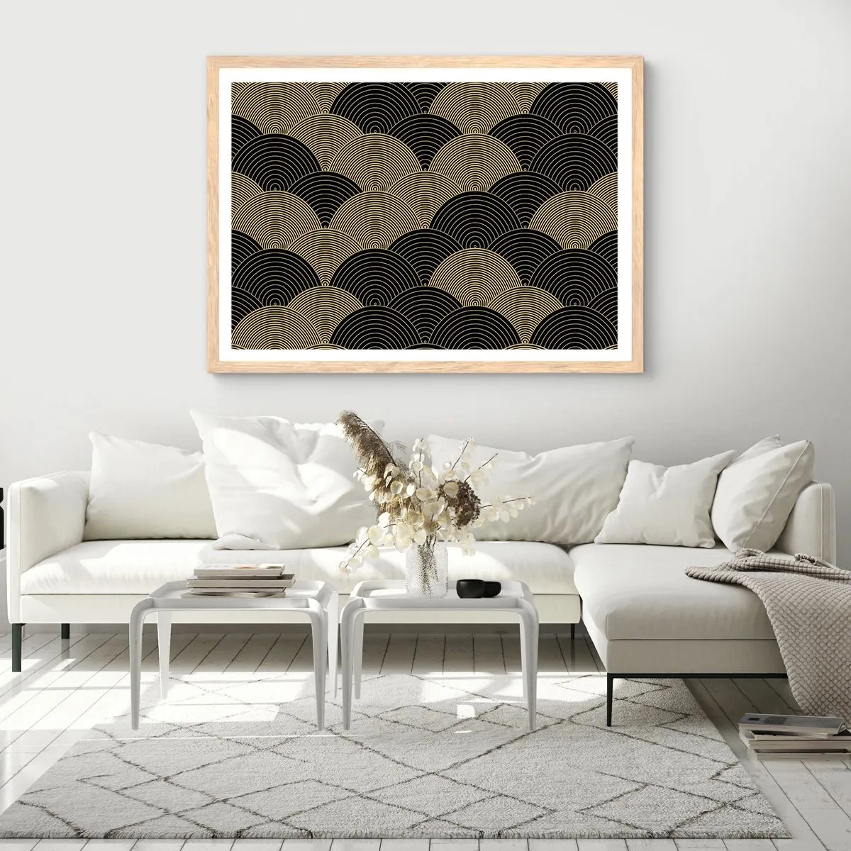 Plakat w ramie jasny dąb - Jedność w wielości - 40x30 cm