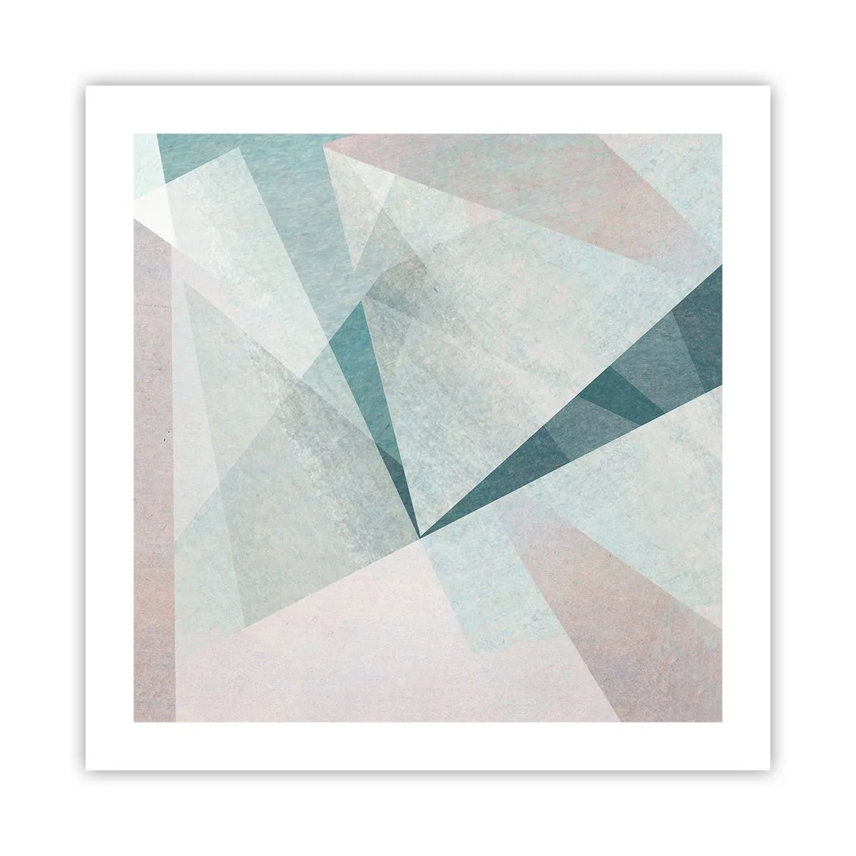 Plakat - Spokojnie choć dynamicznie - 50x50 cm