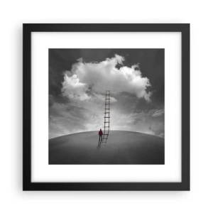 Plakat w czarnej ramie - Wszystko możliwe - 30x30 cm