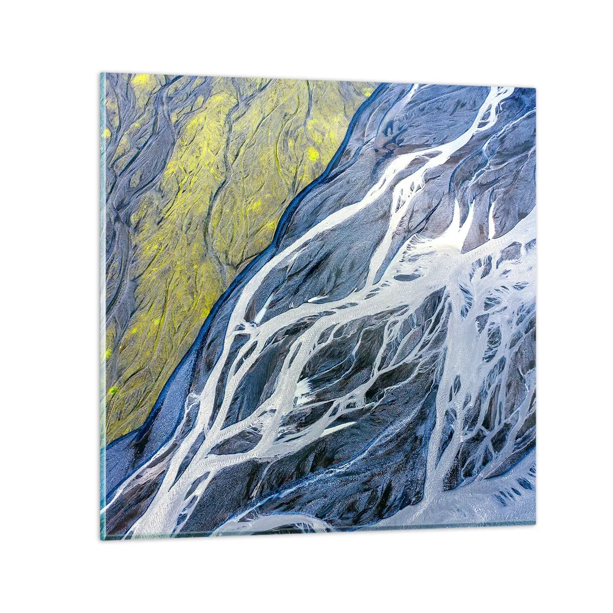 Obraz na szkle - Naskalne malowidła natury - 30x30 cm