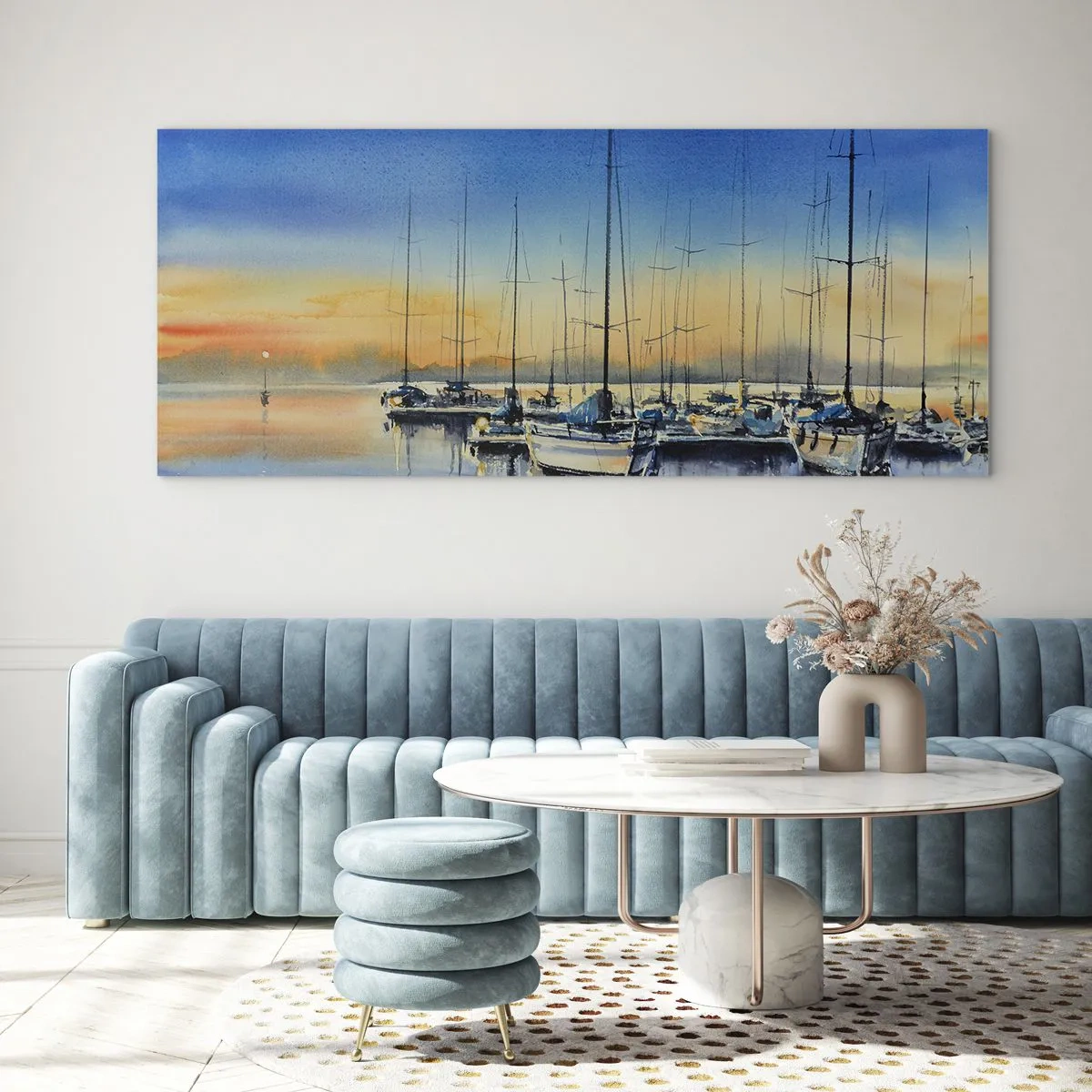 Obraz na szkle - Koniec dobrego dnia - 100x40 cm