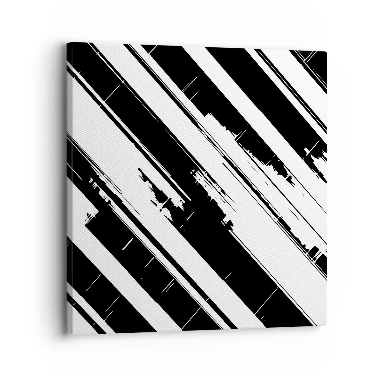 Obraz na płótnie - Kompozycja intensywna i dynamiczna - 30x30 cm