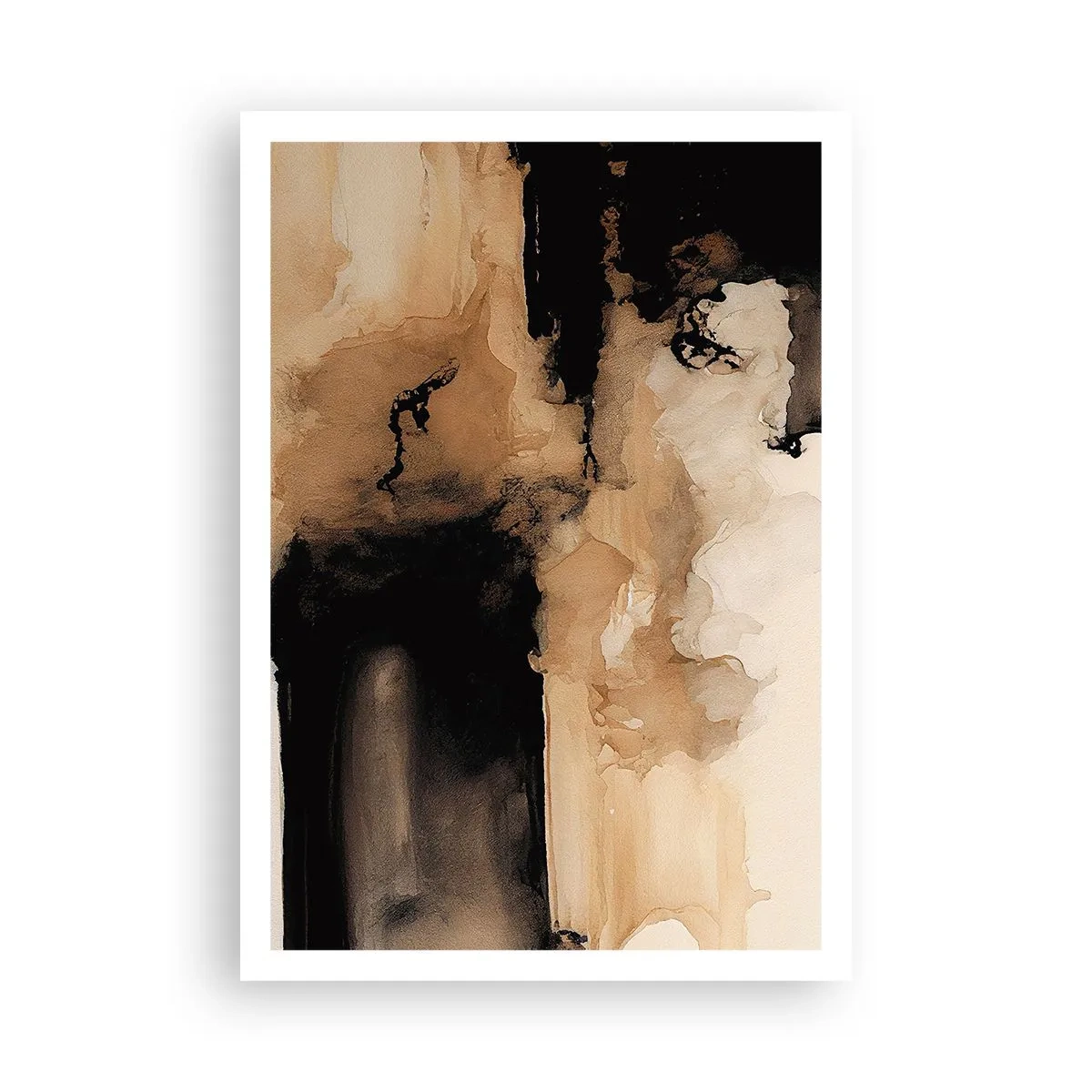 Plakat - Abstrakcja intrygująca - 70x100 cm
