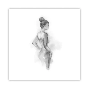 Plakat - Piękna jak malowanie - 60x60 cm