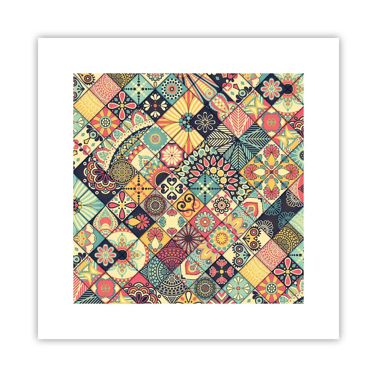 Plakat - Marokańskie klimaty - 30x30 cm