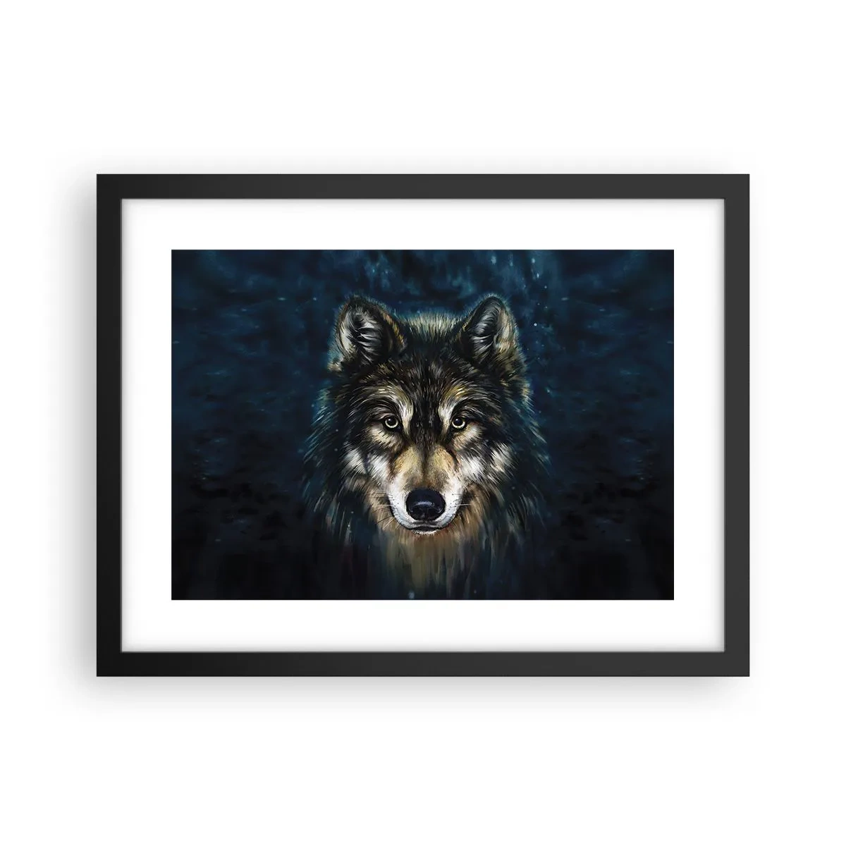 Plakat w czarnej ramie - Alfa? I omega - 40x30 cm