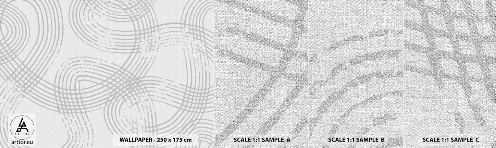 Fototapeta Próbka Premium Canvas - Nie ma prostej drogi - Minimalizm, Sztuka, Jasny - 100x30 cm