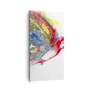 Obraz na płótnie - Żyj kolorowo - 65x120 cm