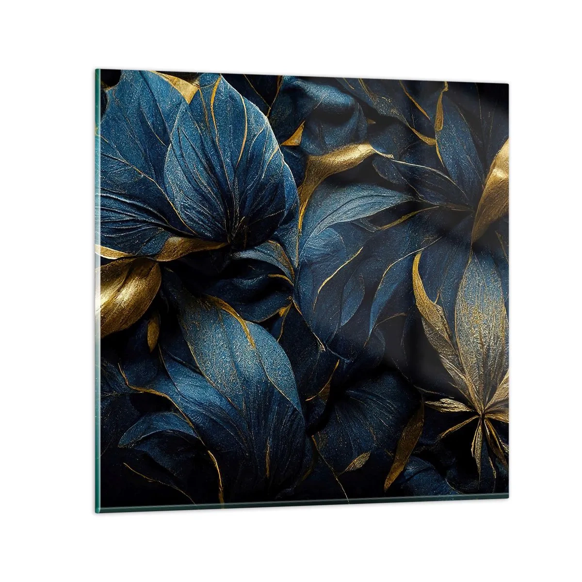 Obraz na szkle - Złotem podszyte - 40x40 cm