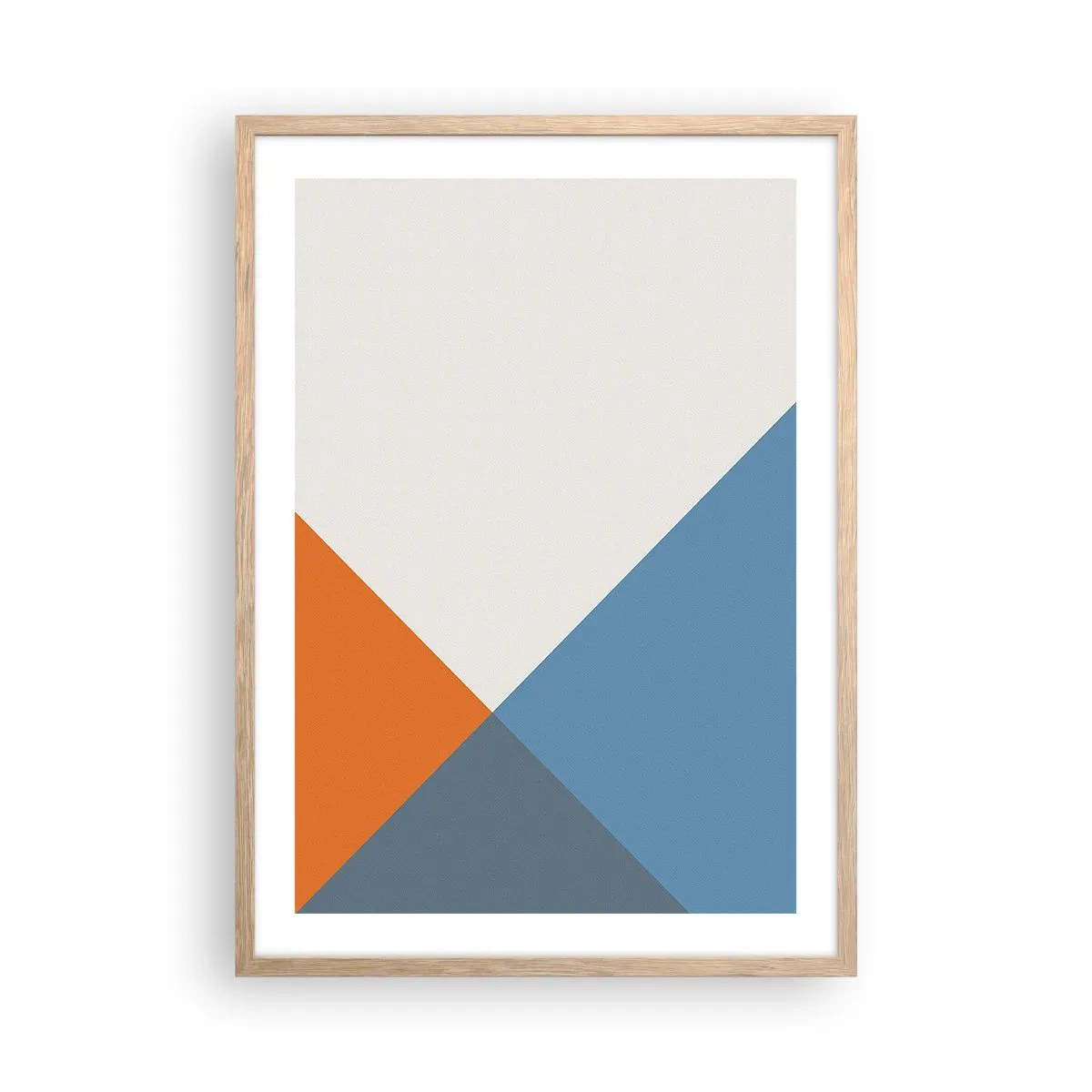Plakat w ramie jasny dąb - Pod kątem… - 50x70 cm