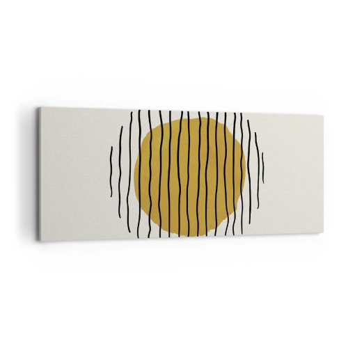 Obraz na płótnie - Abstrakcja drżąca od żaru - 100x40 cm