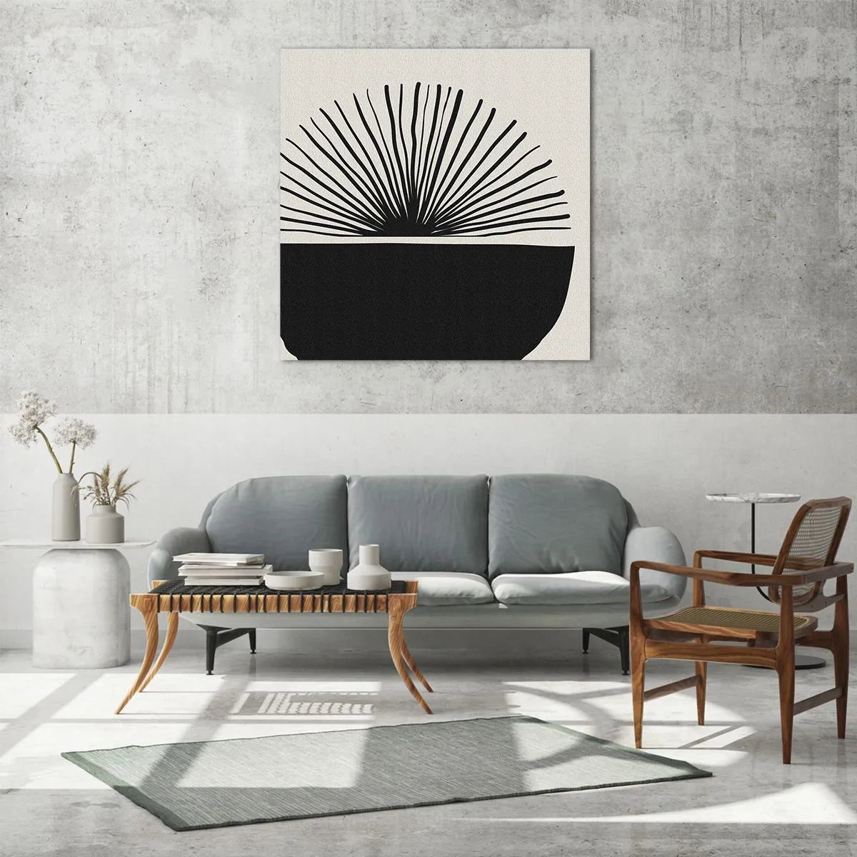 Obraz na szkle - Wachlarz możliwości - 60x60 cm